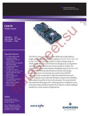 CXA10-48D05J datasheet  
